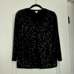 Madison black sequin sweater